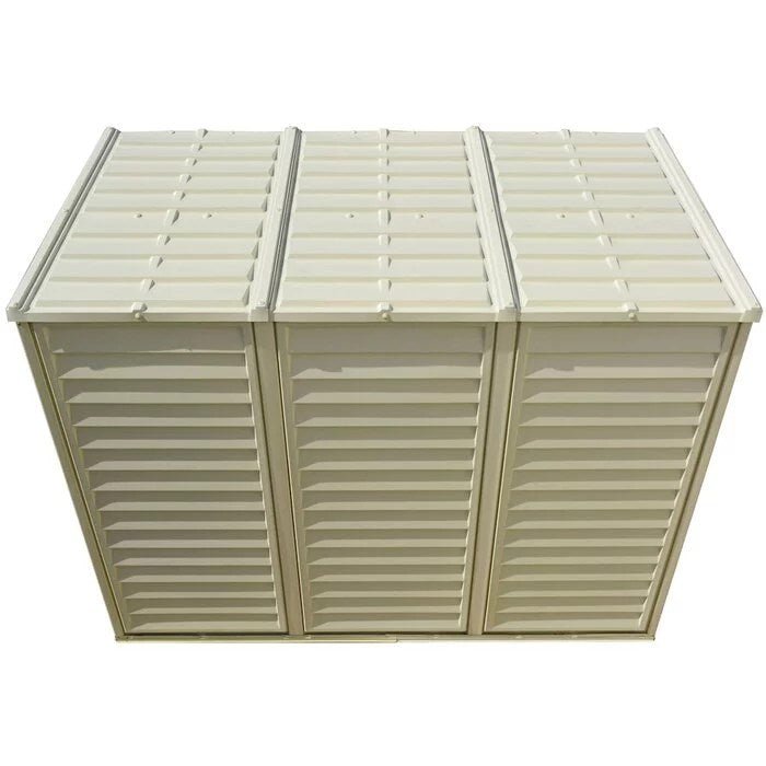 SideMate 4 ft. W x 8 ft. D Plastic Lean-To Storage Shed Installation Included - Image 5