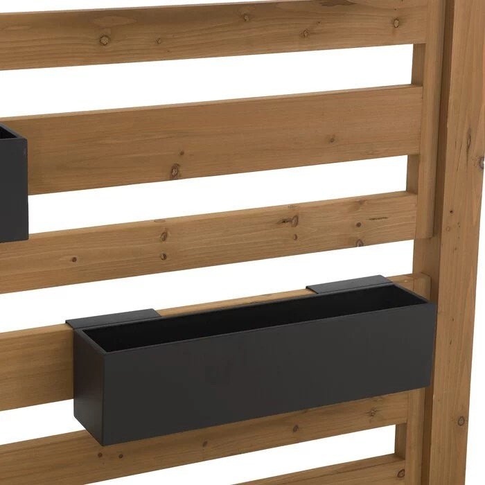 SummerCove 10.5 ft. x 10 ft. Cedar Wood Pergola with Adjustable Hanging Planters - Image 5