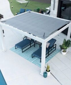 Windham 12 Ft. W x 10 Ft. D Steel Pergola with Canopy