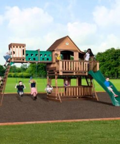 Woodridge Elite All Cedar Wooden Swing Set