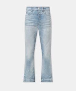 STRAIGHT FLARE JEAN - Faded Indigo