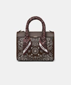 WOMEN - WOMEN'S BANDANA MICRO TRIANGLE BAG - Chocolate