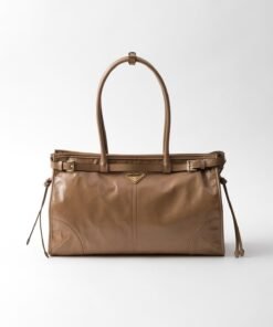 Prada Bonnie large leather handbag