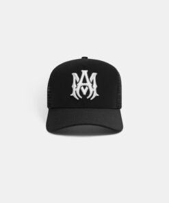 MA Logo Trucker Hat - Black/White