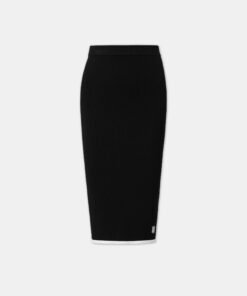 WOMEN - WOMEN'S MA MIDI SKIRT - Black