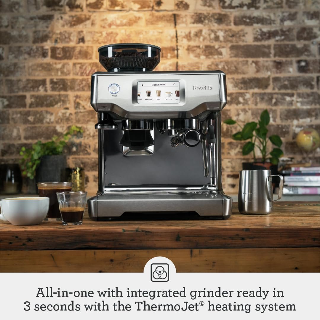 Breville Barista Touch Espresso Machine BES880BSS, Brushed Stainless Steel - Image 11