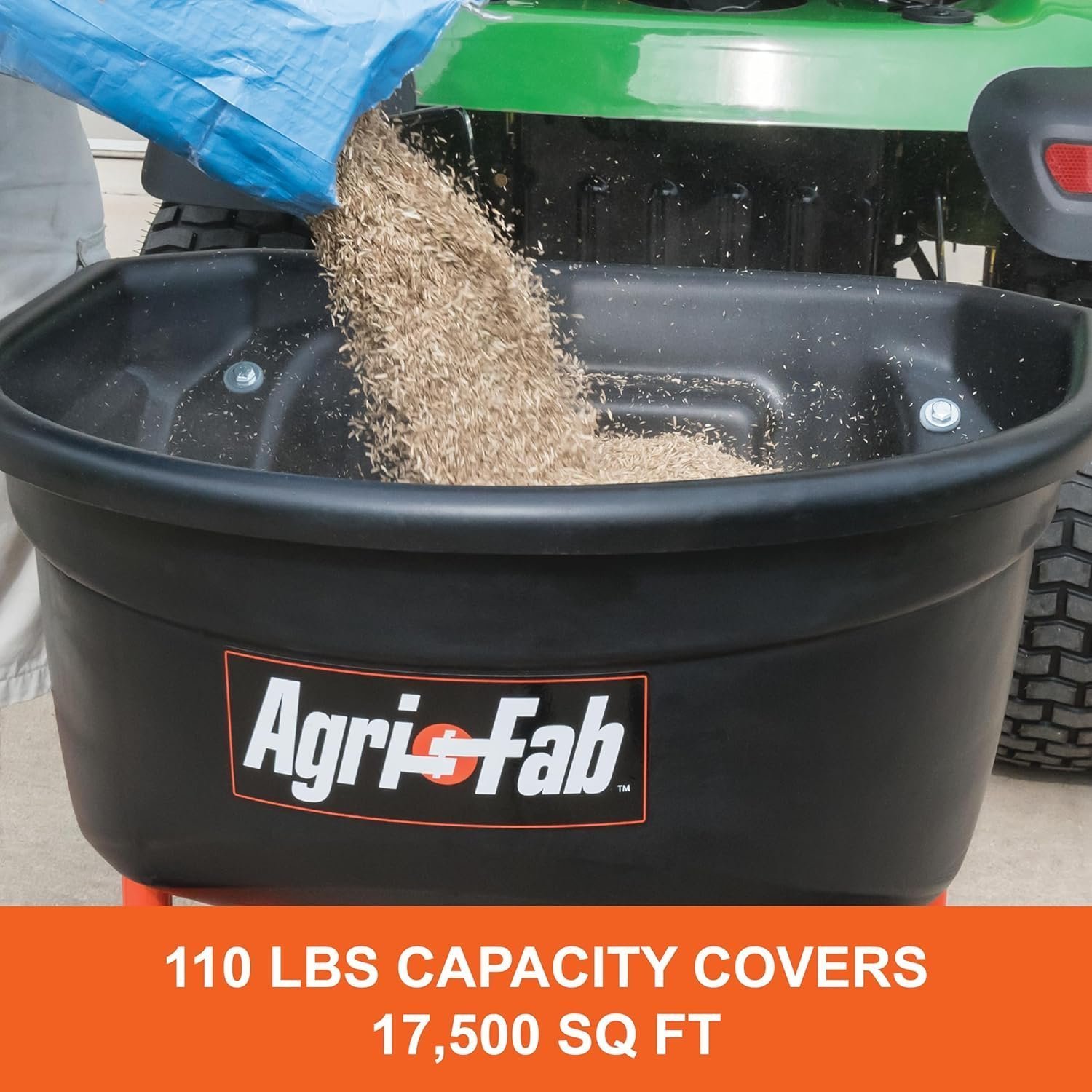 Agri-Fab 45-0543 Tow-Behind 100 lb Lawn & Garden Spiker Seeder Spreader - Image 20