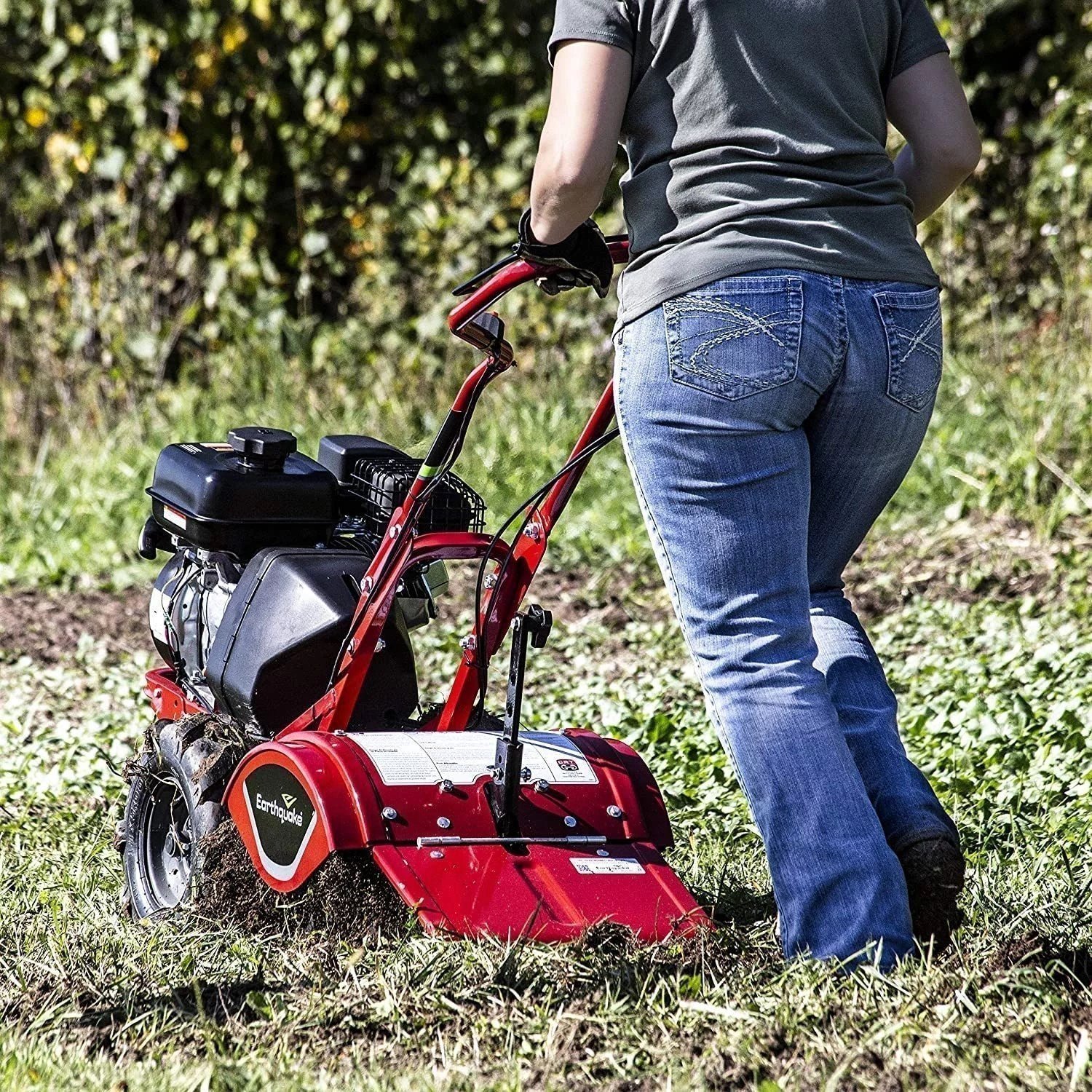 Earthquake 33970 Victor Rear Tine Tiller, Powerful 212cc 4-Cycle Vipe Engine - Image 11