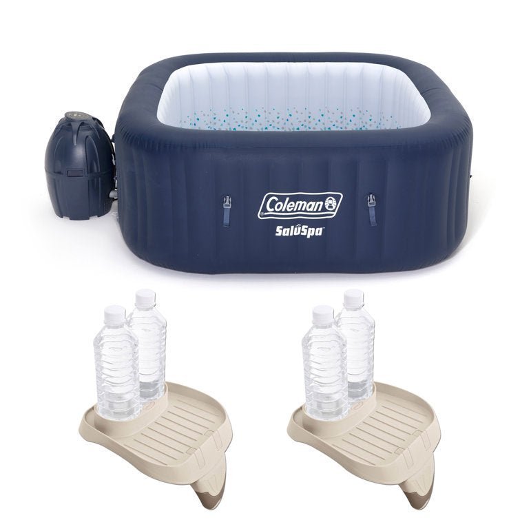 Coleman 4 – Person 114 – Jet Square Inflatable Hot Tub in Blue