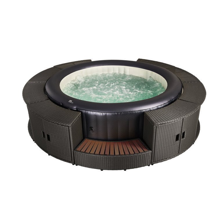 Mspa, Carlton, Muse Series, Self-Inflatable Hot Tub & Spa, Hydromessage Jets & Air Bubble System, Round – 4 Persons - Image 12
