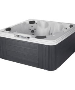 Revive LS 6 Person 86 Stainless Jet Lounger Hot Tub with Heater and Ozone