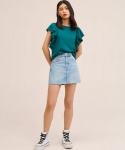 Ezanora Frills Cotton T-shirt